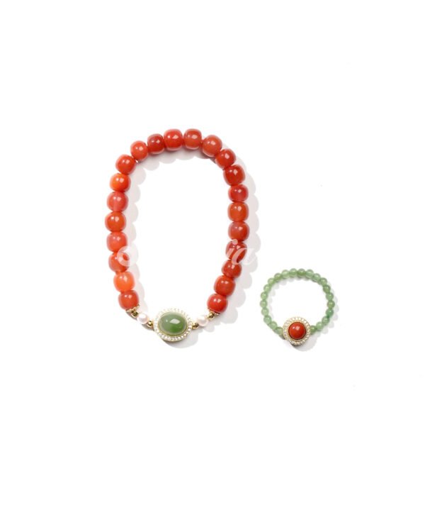 朵朵翡翠 南紅珠串