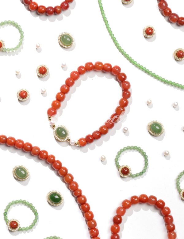 朵朵翡翠 南紅珠串