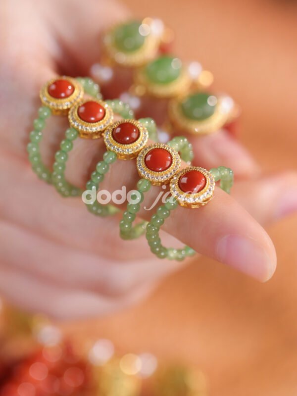 朵朵翡翠 南紅珠串