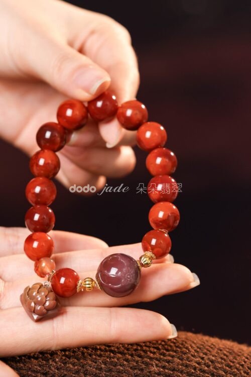 南紅精品珠串-藝術手串