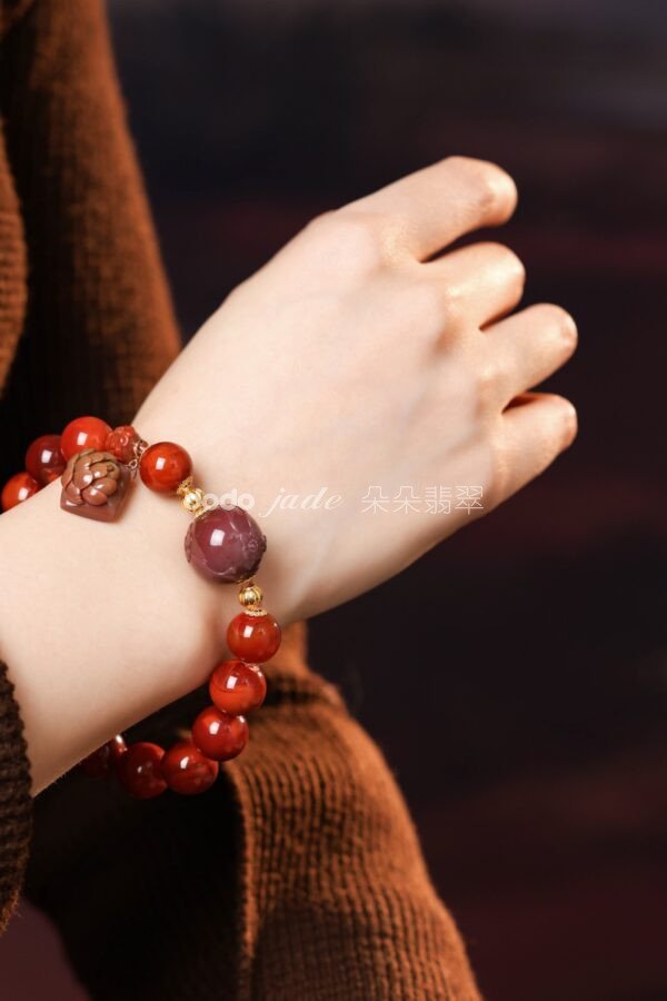 南紅精品珠串-藝術手串
