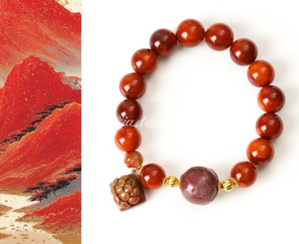 南紅精品珠串-藝術手串