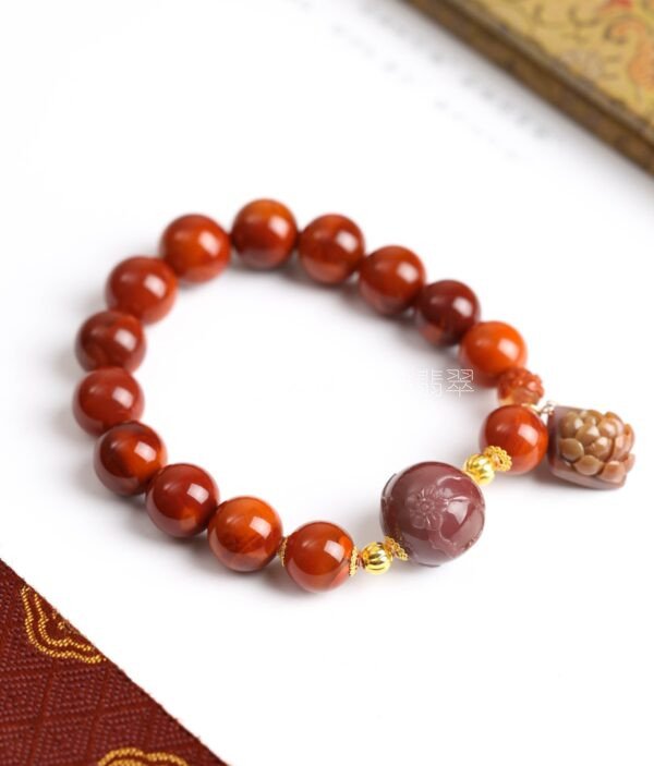 南紅精品珠串-藝術手串