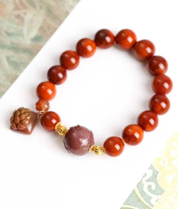 南紅精品珠串-藝術手串