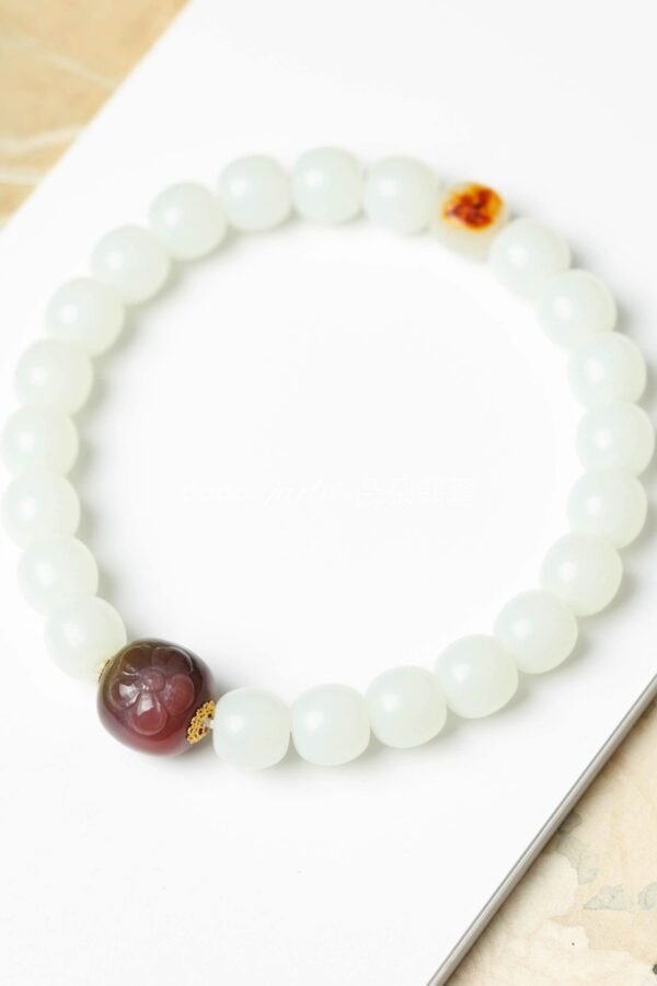 和田玉脂-國風白玉脂藝術珠串