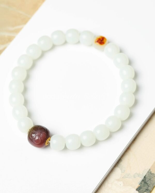 和田玉脂-國風白玉脂藝術珠串